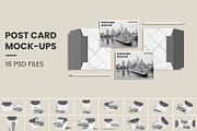 Postcard with Envelope Mockup, an Advertising Mockup by Compositing Studio (Thumbnail 1 of 20)