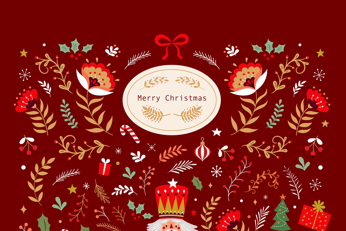 Merry Christmas, a Seasonal Illustration by MoleskoStudio (Photo 13 of 17)
