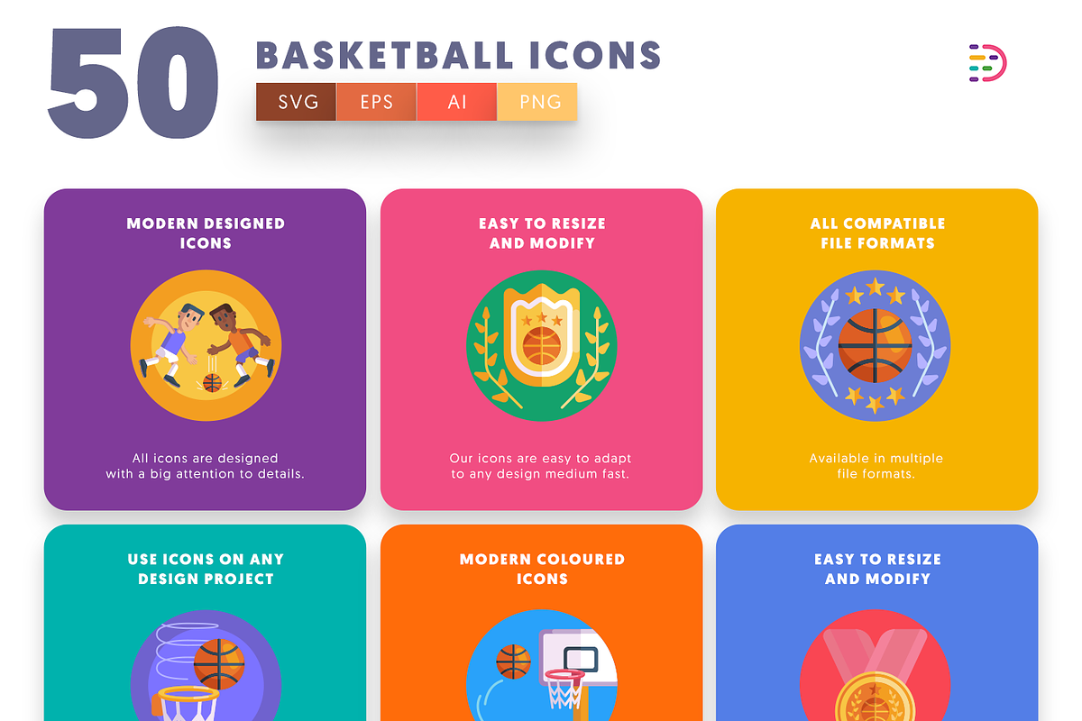 Basketball Icons | Download SVG, PNG, EPS Icons