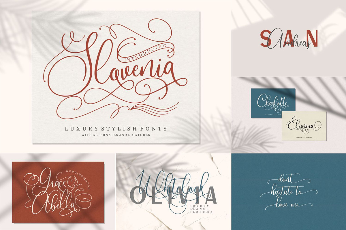 LUXURY & BEAUTY Script Font Bundle, a Script Font by Garisman Std (Photo 19 of 28)