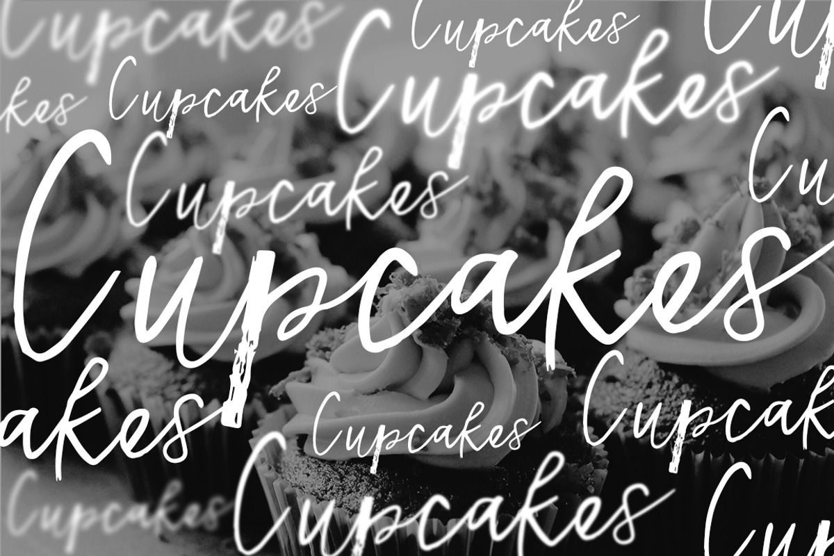 Kata!- cursive handmade font preview 5