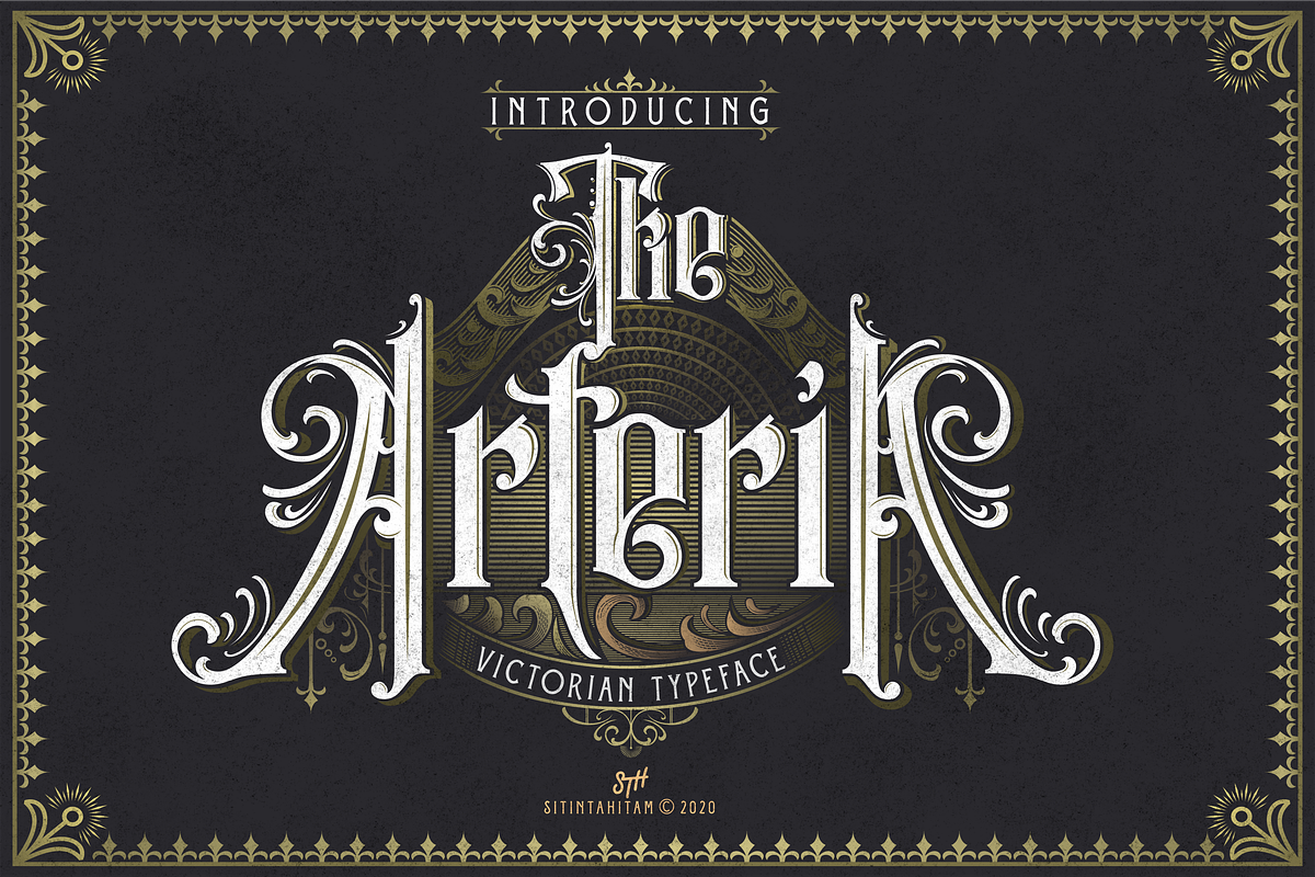Arteria + Ekstras, a Slab Serif Font by Sitintahitam (Photo 1 of 11)