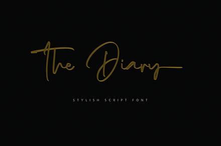 The Diary // Stylish Script Typeface