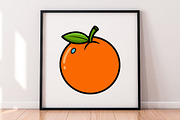 Cartoon Blood Orange Clipart Set, a Food Illustration by newminddesign (Thumbnail 5 of 8)