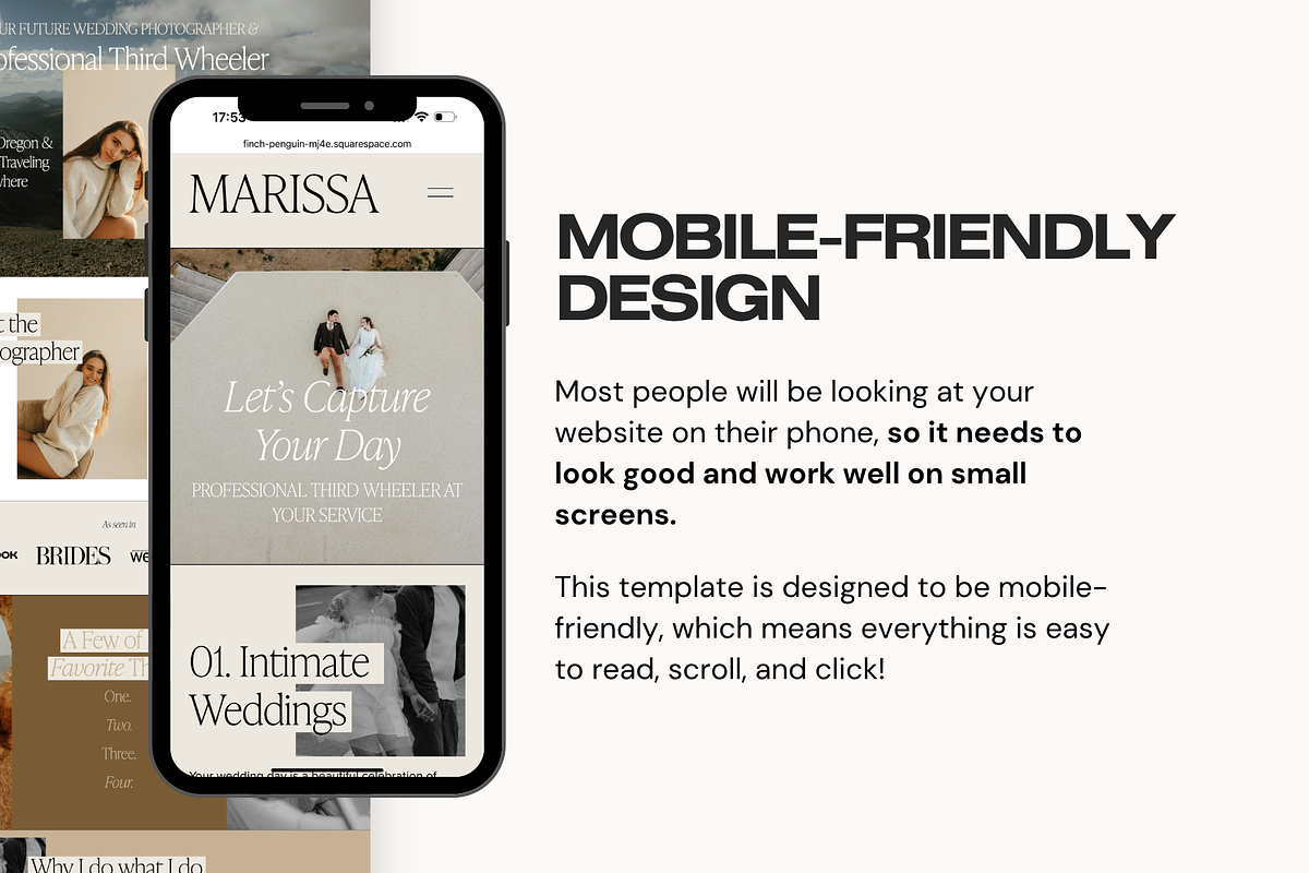 Photography Website Template, a Squarespace Template by molly ho studio (Photo 5 of 9)