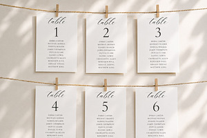 Wedding Seating Chart: CanvaTemplate, a Card Template by Arfis