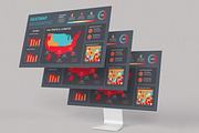 Heatmap Infographic Template, an UI Kit Template by MightyDesign (Thumbnail 1 of 6)
