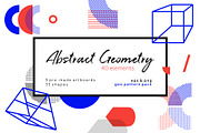 Abstraction modern geometry set., a Pattern Graphic by lisa_kalev (Thumbnail 1 of 8)