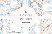 Summer Beach Paper Collection, a Pattern Graphic by GlamArtZhanna (Thumbnail 1 of 4)