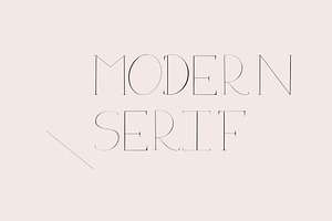 Flora Serif - Modern Serif Font