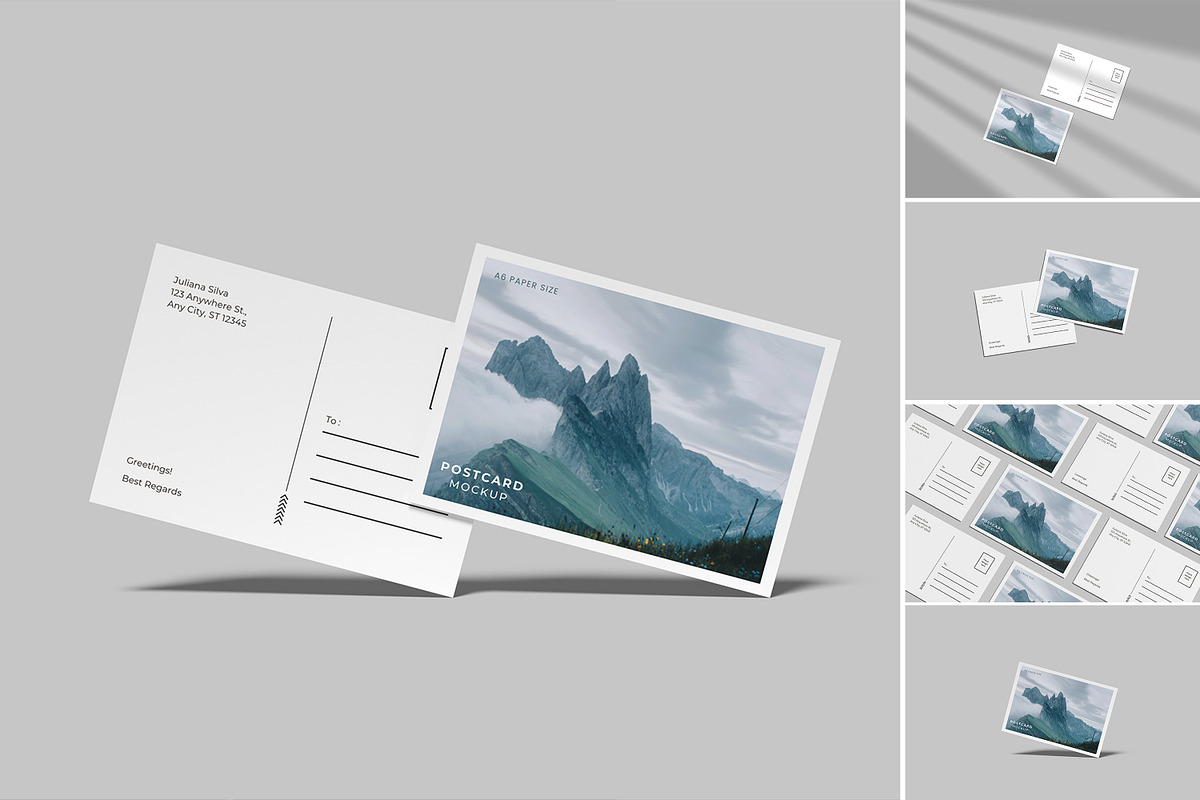 High Quality Post Card Mockup, a Print Template by lamorastudio (Photo 1 of 11)
