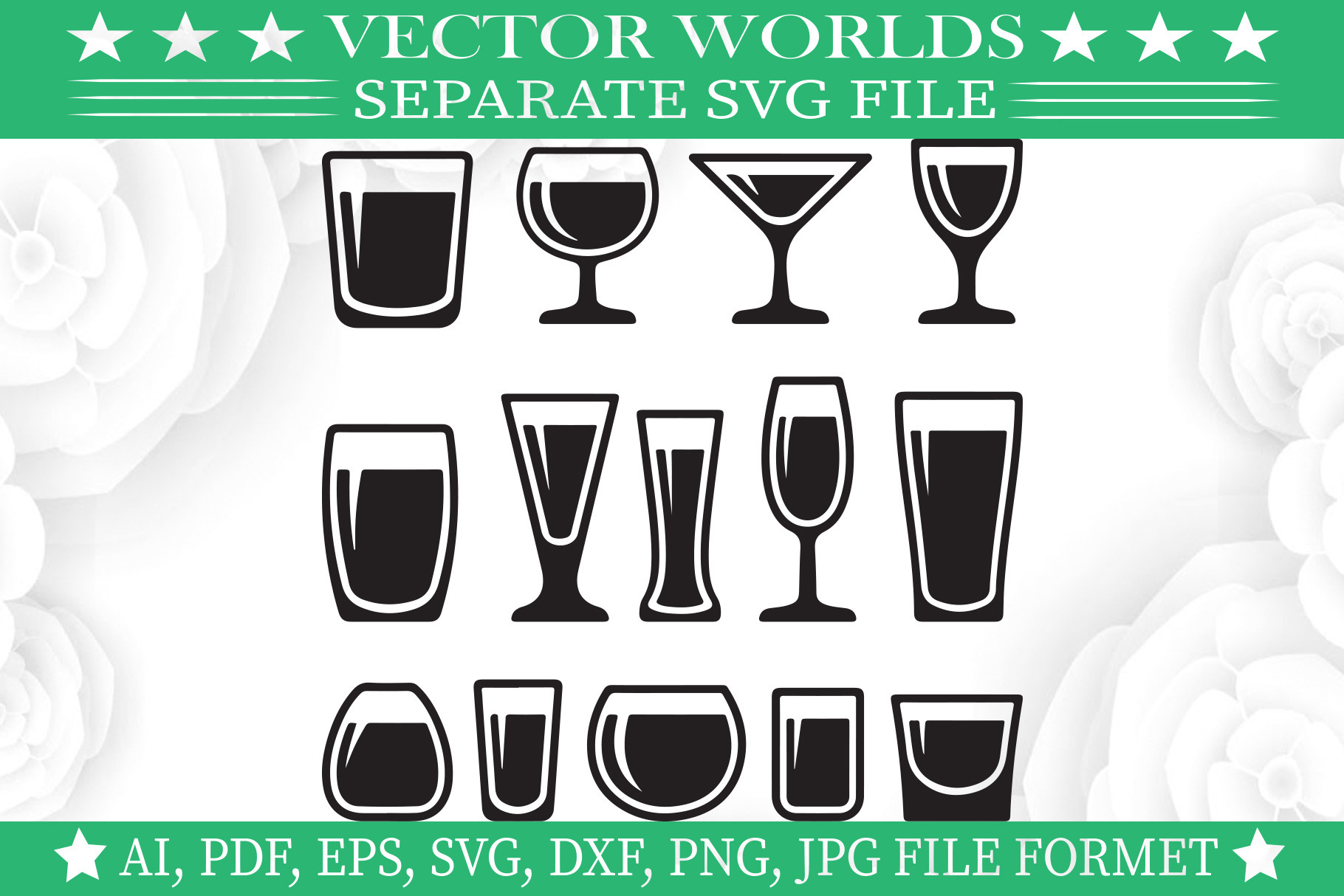 Shot Glass Svg, Short, Glass Svg, an Object Graphic by VectorWorlds