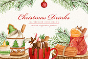 Christmas Watercolor Bundle, a Food Illustration by JuliaBadeeva (Thumbnail 2 of 18)
