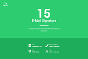 15 E-Mail Signature, a Templates & Theme by thirtyfish (Thumbnail 1 of 3)