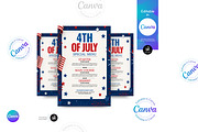 4th Of July Menu Flyer, a Flyer Template by Aam360 (Thumbnail 2 of 3)