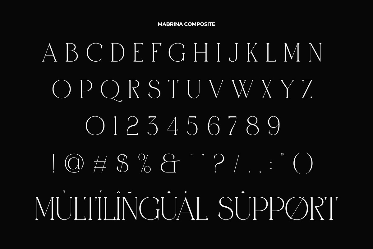 Mabrina Elegant Ligature Serif, a Serif Font by Alfinart (Photo 8 of 9)