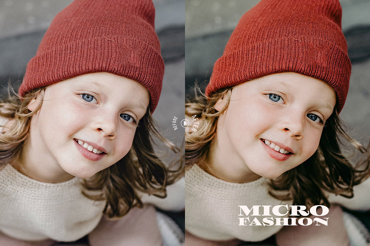 Microfashion -Kids Lightroom Presets, a Preset Add-On by skybluecreative (Photo 2 of 7)
