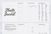 Fully Editable Health Journal, a Stationery Template by Cuppakeri (Thumbnail 4 of 7)