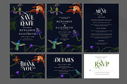 Dark Wedding Invitation Templates, an Invitation Template by vatesdesign (Thumbnail 2 of 5)