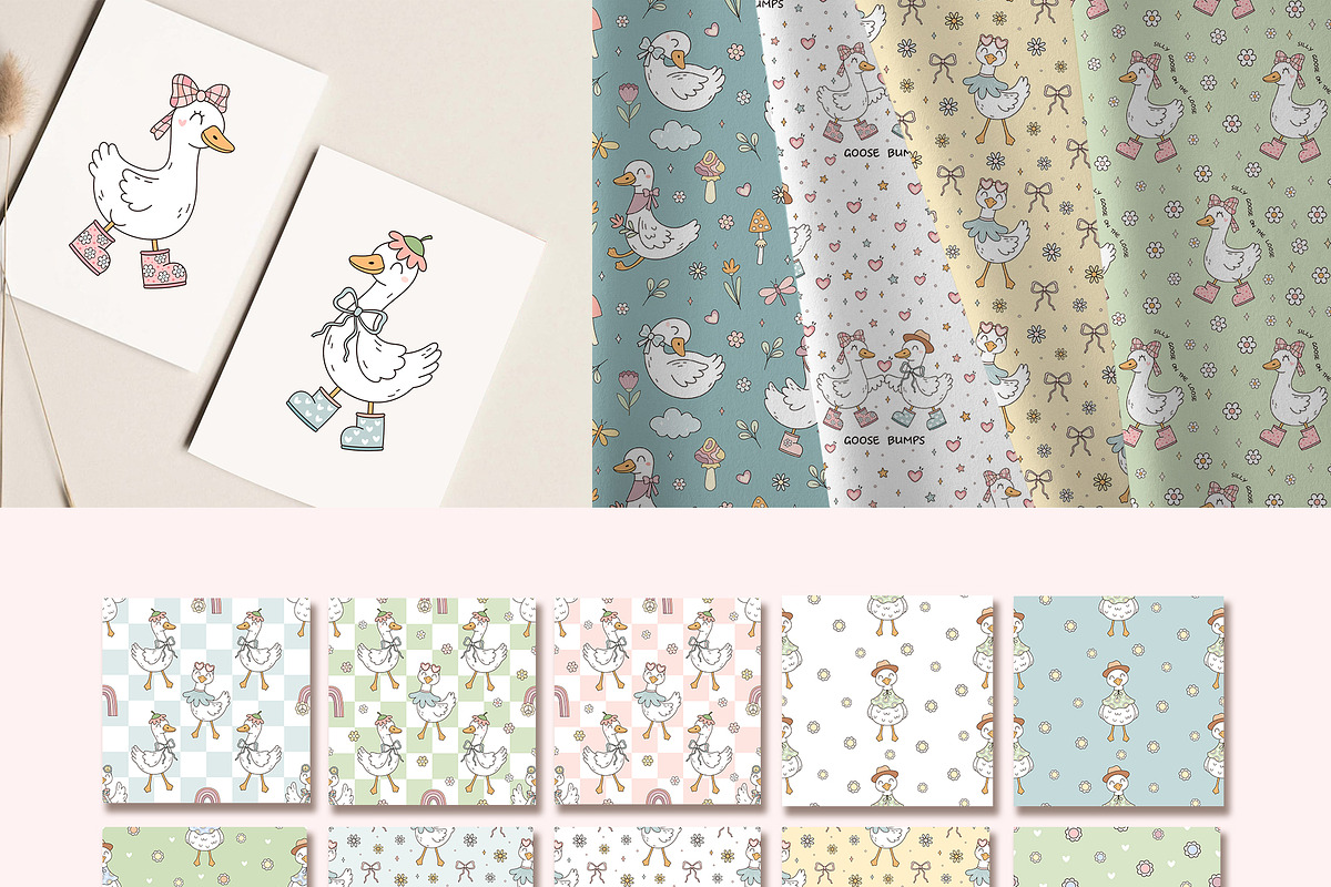 Silly Goose Collection, a Seasonal Illustration by JulzaArt (Photo 4 of 9)