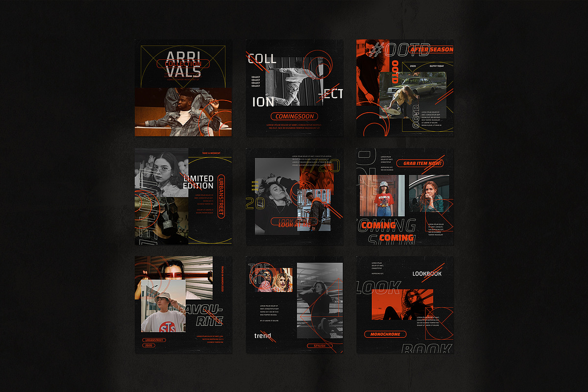 Bundle Streetwear Instagram Template, a Social Media Template by Azruca (Photo 12 of 26)