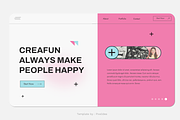 Creative Fun Agency PowerPoint, a Presentation Template by Pixslides (Thumbnail 3 of 9)
