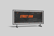 Street Sign Mockup, a Product Mockup by bimockup (Thumbnail 3 of 6)