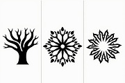 Decorative Tree Floral Nature Tile, a Decorative Illustration by Artivon (Thumbnail 13 of 23)