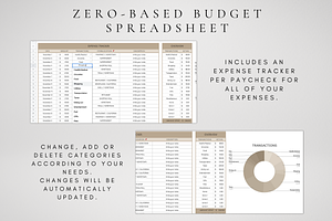 Digital Zero-Based Budget Template