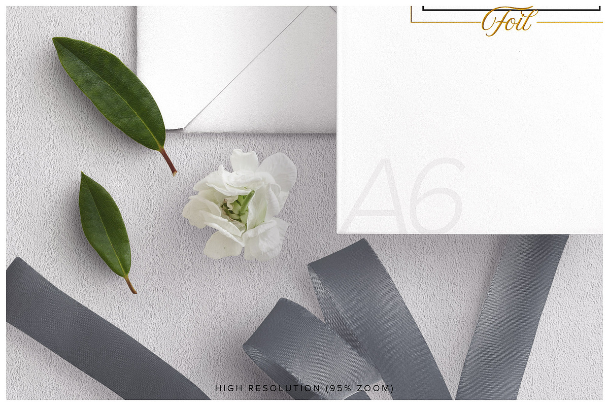 Wedding Invitation Suite Mockup, a Print Template by Custom Scene (Photo 3 of 7)