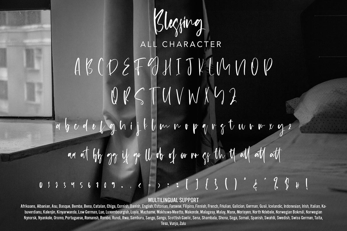 Blessing - Classy Handlettered Font, a Handwritten Font by Arendxstudio
