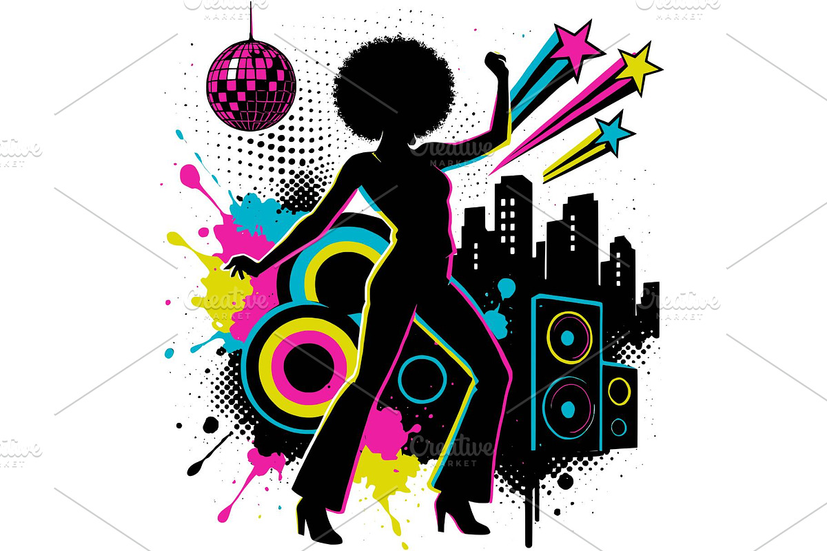 Female Afro frutigal metro grunge, a Person Illustration by Deezguizer (Photo 1 of 3)