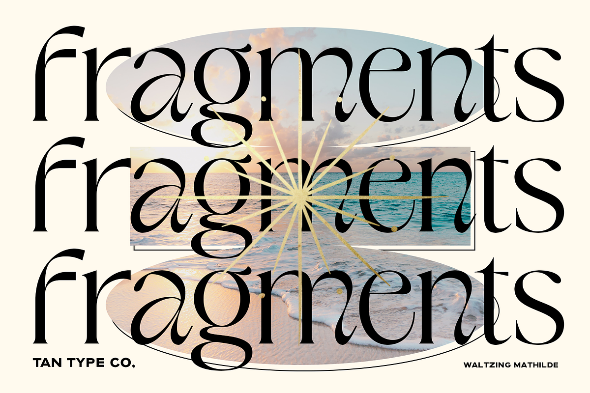 TAN - WALTZING MATHILDE, a Font by TanType (Photo 7 of 10)