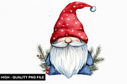 Christmas Gnome Clipart Bundle, an Illustration by crative8112 (Thumbnail 8 of 10)