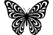 Elegant Butterfly Silhouette, an Object Graphic by Creativeshirt (Thumbnail 12 of 17)