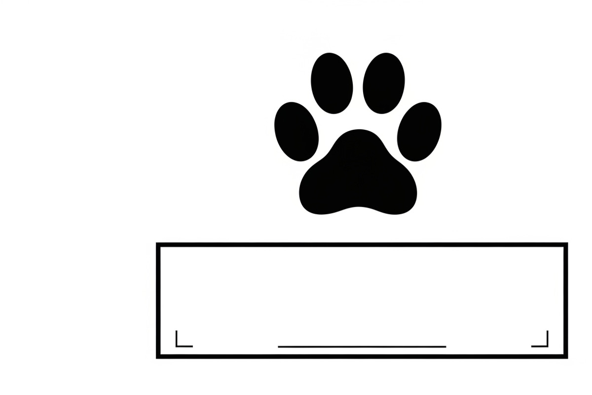 Heartfelt paw print memorial plaque, an Illustration by Amazin_art (Photo 2 of 32)
