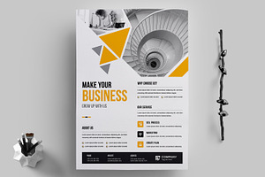 Creative Digital Agency Flyer, a Flyer Template by MightyDesign