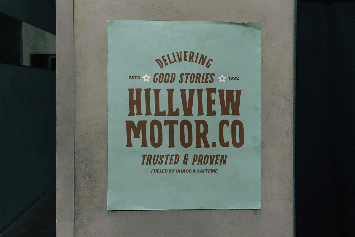 MN Calvero - Vintage Handwritten Duo, a Handwritten Font by Mantra Naga (Photo 12 of 16)
