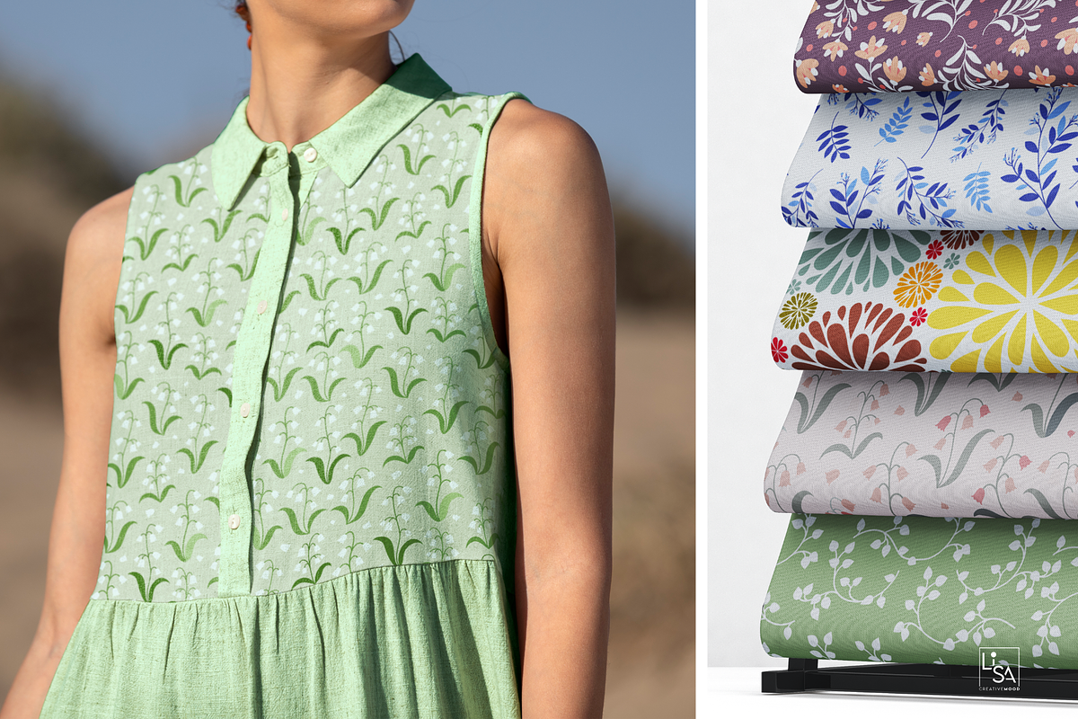 MINIMAL FLORA | Pattern Collection, a Pattern Graphic by LiSA Creative Mood (Photo 11 of 17)
