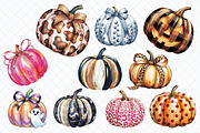Watercolor pumpkins PNG Clipart, a Food Illustration by Whimsy Brush Studio (Thumbnail 4 of 6)