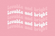 Retro Heart You - Love Heart Font, a Font by Airotype (Thumbnail 6 of 13)