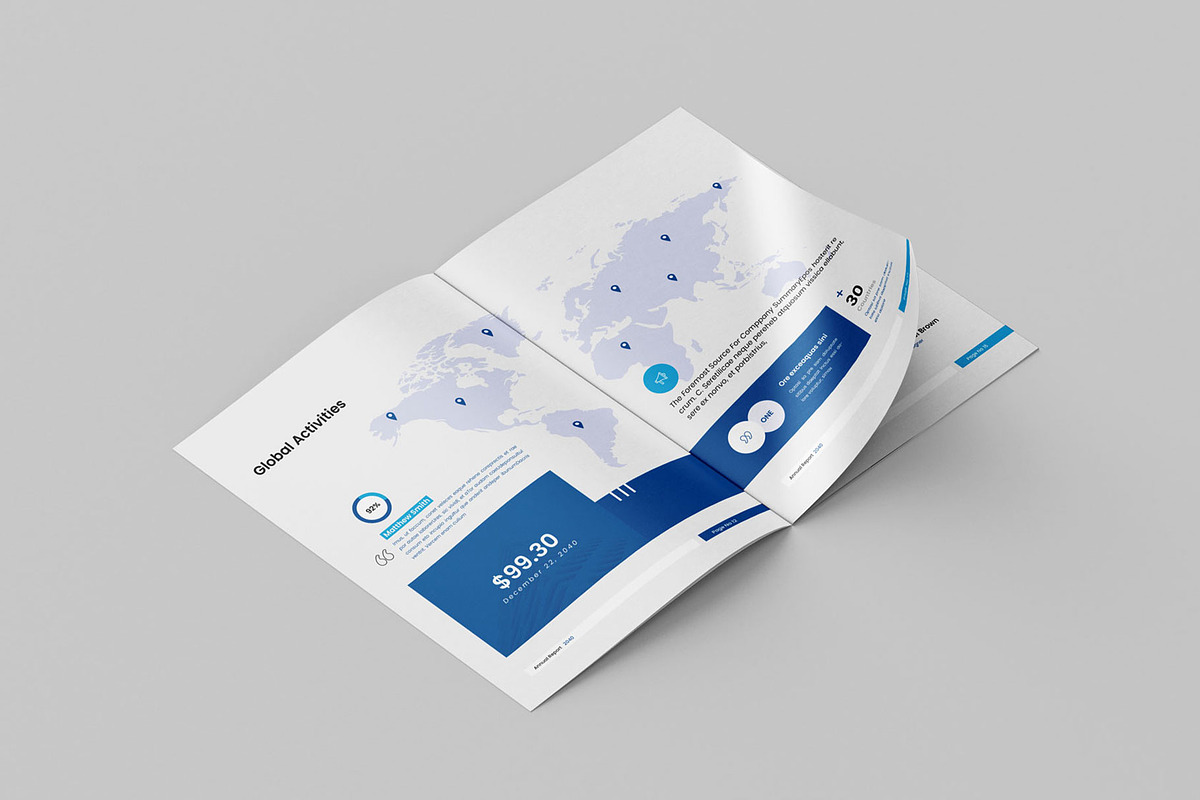 Annual Report, a Brochure Template by KreateTribe (Photo 9 of 11)