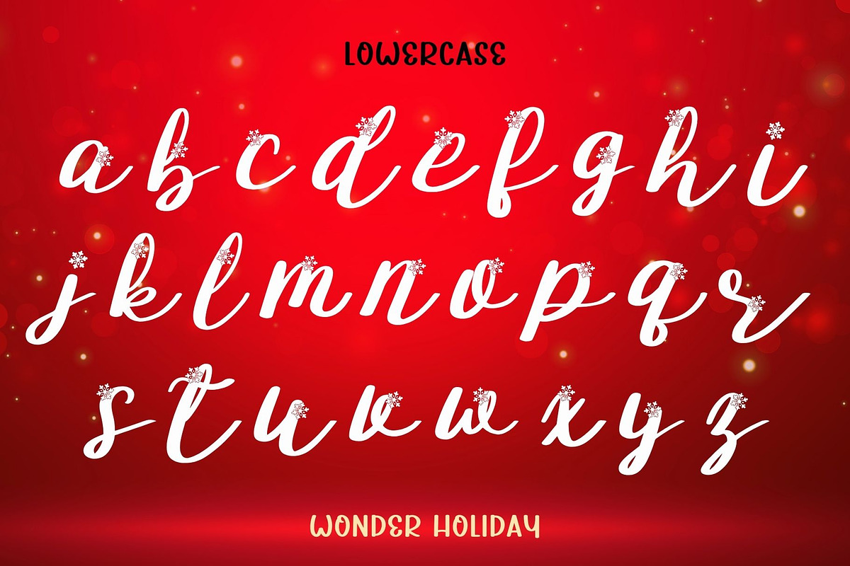 Wonder Holiday - Deco Script Font, a Script Font by AnningArts (Photo 8 of 10)
