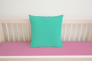 White Pillow + Sheets Mockup #NN36, a Product Mockup by JENLYNN Stock Shop (Thumbnail 5 of 5)