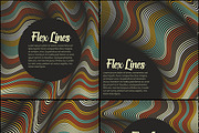 40 Flex Lines Backgrounds Part 2, a Texture Graphic by GarryKillian (Thumbnail 3 of 5)
