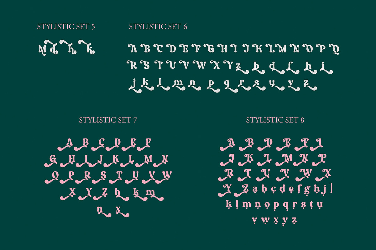 NCL Aekabih Muskey - Retro Groovy, a Serif Font by Enxyclo Studio (Photo 12 of 15)