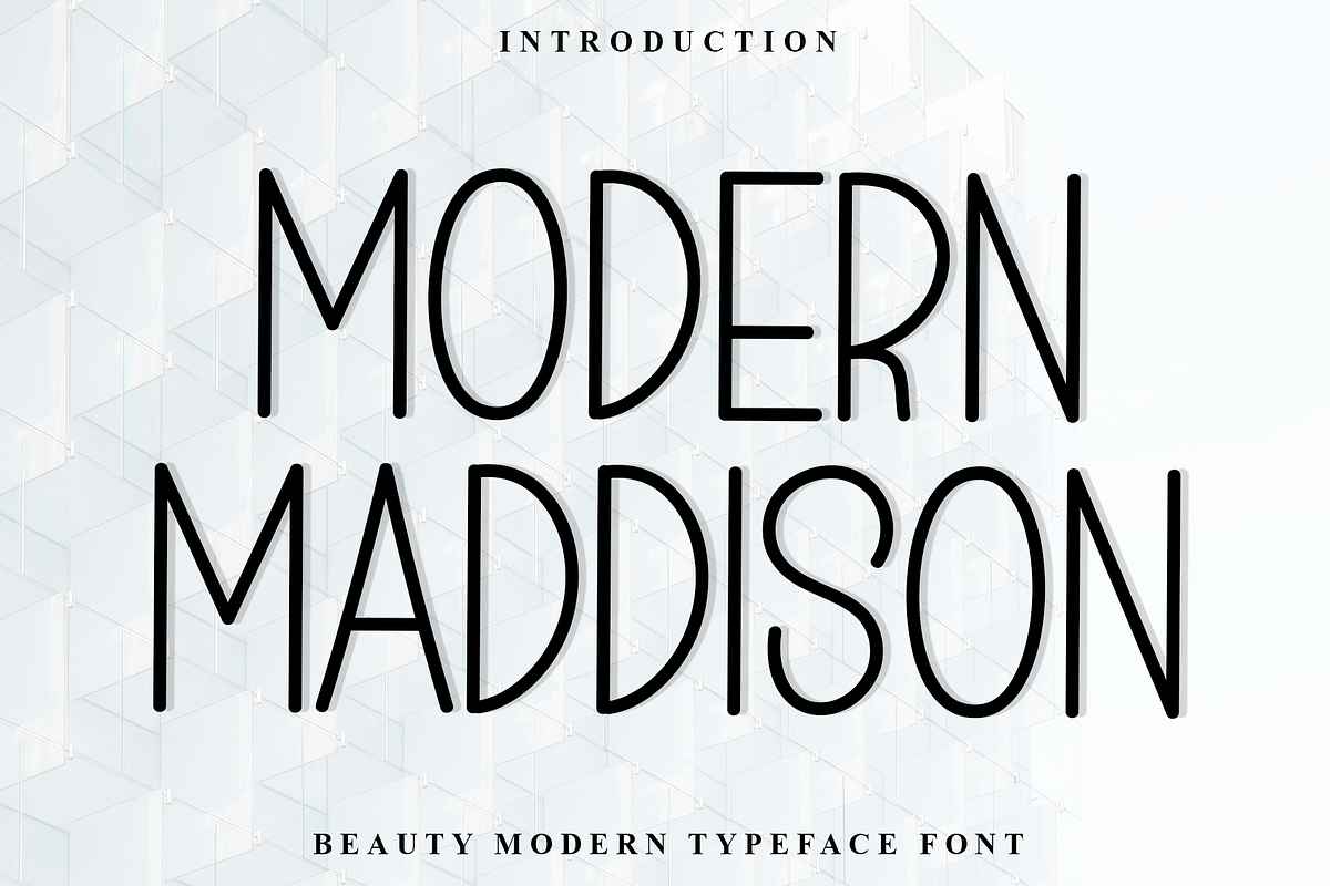 Modern Maddison, a Sans Serif Font by FreshTypeINK (Photo 1 of 8)