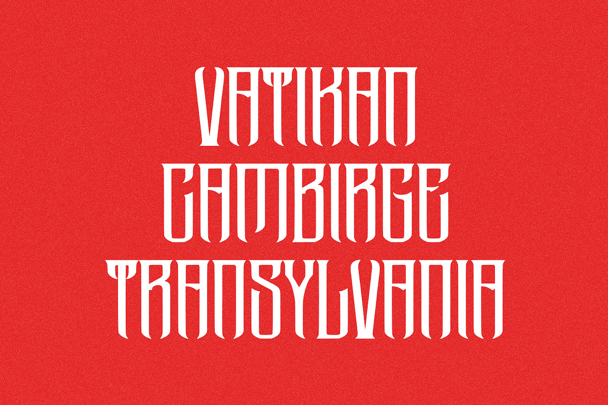 Mokhrom Blackletter Horror Font, a Blackletter Font by Maulana Creative (Photo 6 of 7)