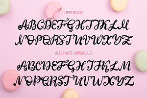 Handwritten Script Font Sweet Tooth