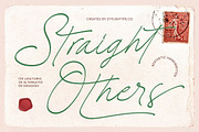 Straight Others Aesthetic Script, a Script Font by stylishtype.co (Thumbnail 1 of 15)